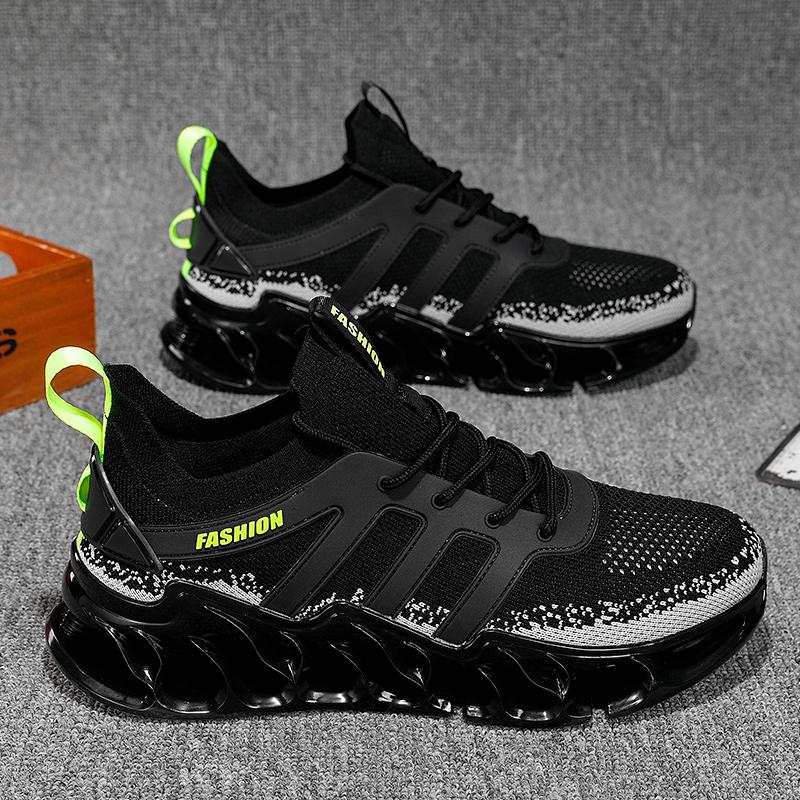 Klobiger Sneaker Übergröße 45 46 Herren Blade Sohle Laufschuhe Mode Casual Mesh Atmungsaktiv Höhe Erhöhte Plattform Sportschuhe