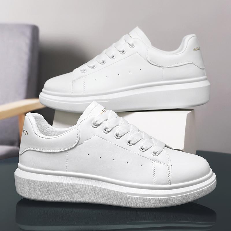 

Дышащие мужские кроссовки для скейтбординга на платформе, повседневная обувь для пар, белые кроссовки для ходьбы и бега, женские теннисные туфли 35