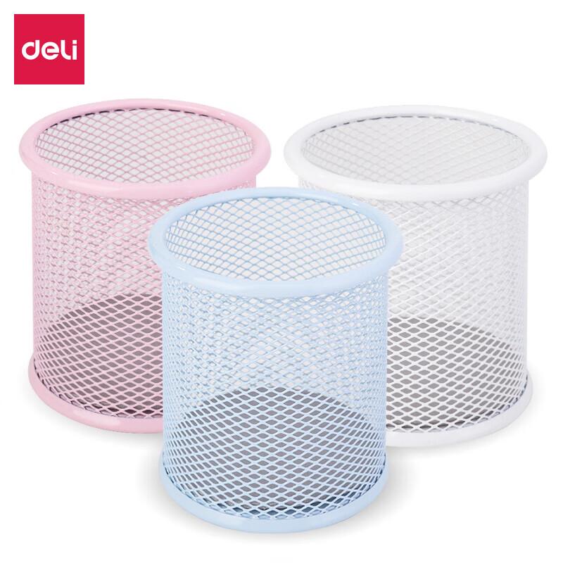 Deli Metal Mesh Round Pen Holder