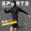 Ademe Running Compression Sports Long and Tights Men's 4-Piece Set Hoodie, Sleeves, Shorts,