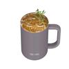 Thermos Vacuum Insulated Dishwasher Thermos Flask Keeps Beer Hot or GY Mug, 600ml, Gray, Safe, Design, Cold, JDK-602C