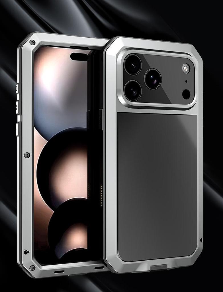 Husă Metalică Robustă pentru iPhone 17 Pro Max: Protecție Impermeabilă, Rezistentă la Praf și la Căderi