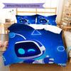 ASTRO BOT Custom Name Pattern Bedding,Quilt Set Quilt Cover Pillowcase Home Birthday Gift(1 * Duvet Cover + 2 * Pillowcase, Without Core)