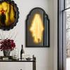 Halloween Ghost Mirror Light Creepy Eyes Ghost Halloween Ghostmirror Eerie Haunted House Apparition Ghost Mirror Halloween Decor
