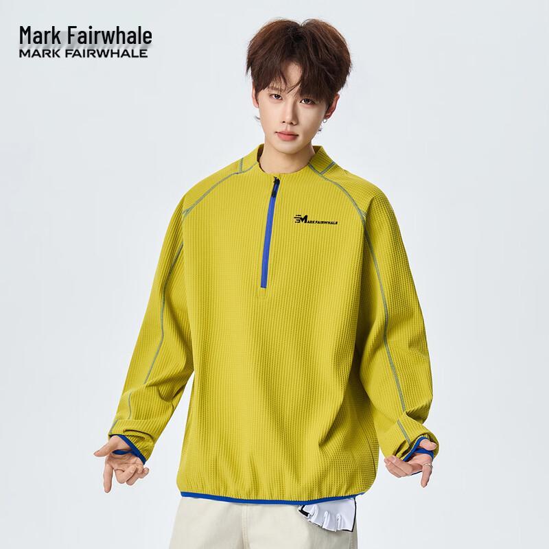 MARK FAIRWHALE Men s Round Neck Long Sleeve Pullover XL