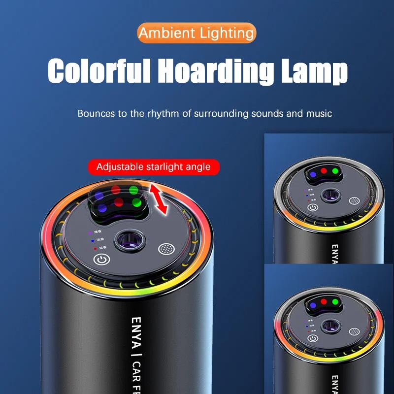 Three-Color Starry Sky Car Perfume & Sound-Activated Ambient Light