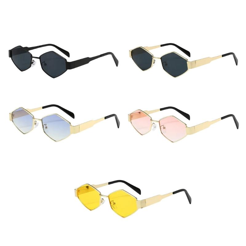 Diamond Frame Sunglasses for Girls Teens Eye Catching Carnivals Party Photography Sunglasses Outdoor Camping Glasses