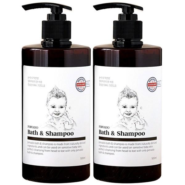 

Pervado Bath & Shampoo Baby All-in-One Cleanser Большая емкость, 500 мл, 2 корейских косметических средства