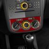 LHD RHD Real Soft Carbon Fiber Sticker For Opel Corsa 2007-2008-2014 Car Interior Central Control AC Knob Panel Trim Cover