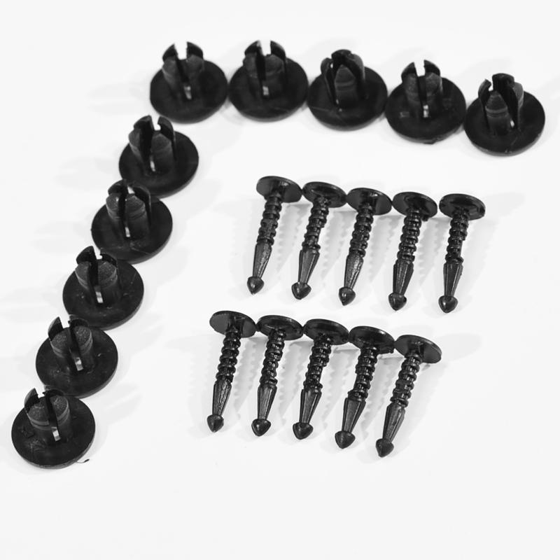 10/20Pcs Car Fasteners Bumper Fender Push Trim Clip Hole Rivets Screw Clips For Renault Clio Laguna Megane Universal