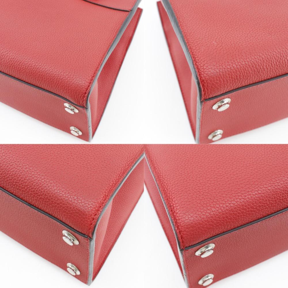 LOUIS VUITTON City Steamer PM Handbag M53030 2WAYShoulder Rouge Red Calfskin Women Used