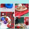 Christmas Ornament Balls Set With Metallic And Matte Finish For Holiday Decor