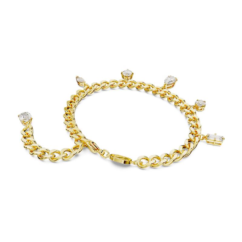 Swarovski Gemstone Pendant Dextera Bracelet Women's Gold 5665830
