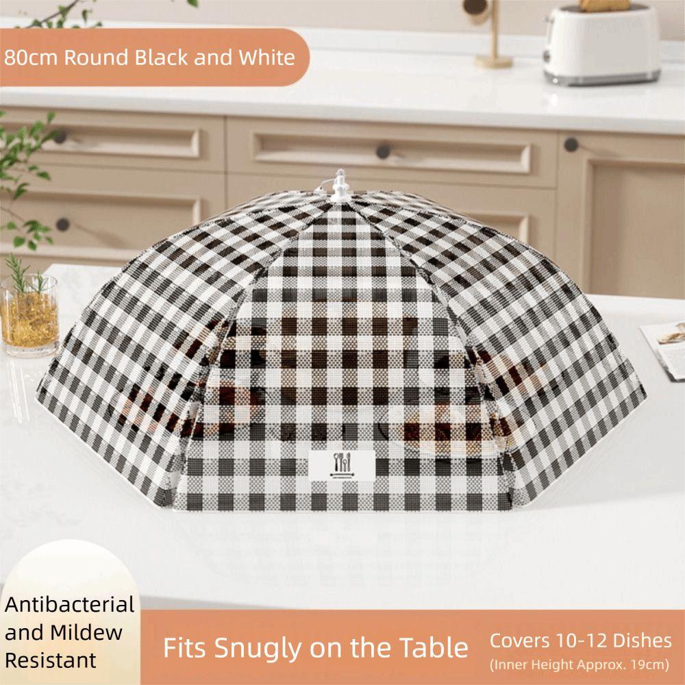 Breathable Mesh Dish Cover Washable Anti-fly Umbrella Tent High-quality Vegetable Umbrella Party