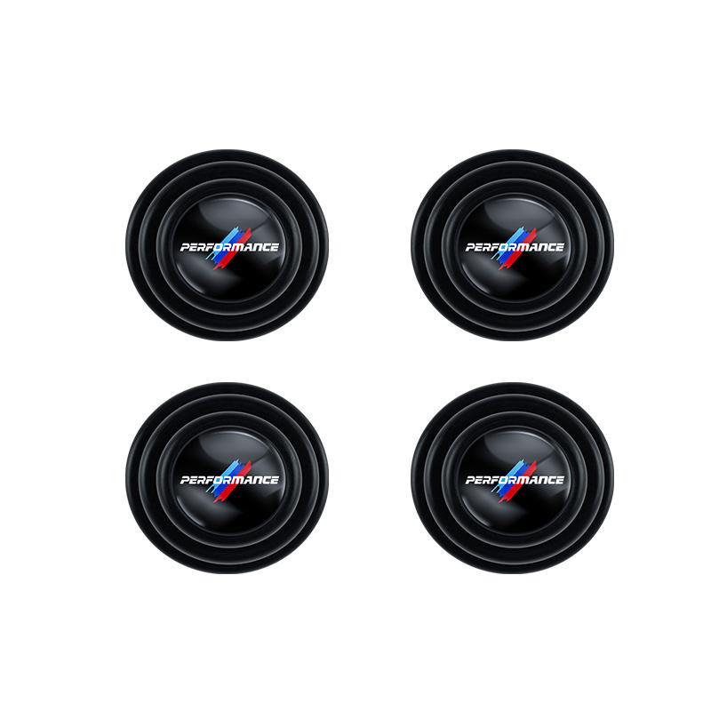 Business Black Car Door Trunk Shock Absorption And Noise Reduction Buffer Stickers For BMW X1 X2 X3 X5 X4 X6 X7 iX3 F20 F10 F07