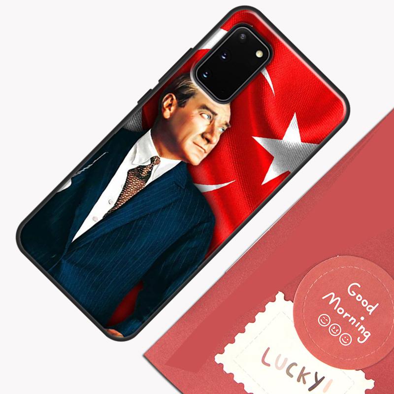 Turkey Mustafa Kemal Ataturk Phone Case For Samsung Galaxy S23 S26 Ultra S20 S21 S22 S24 S25 Plus S10 S25 FE Cover Shell