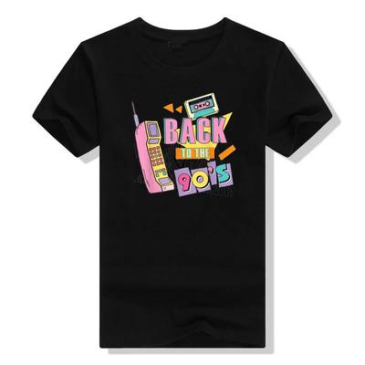 Terug naar de jaren 90 Outfits voor Vrouwen Retro Kostuum T-shirt Cadeau voor Vrouwen Jaren 90 Stijl Hip Hop Evenement Grafisch Casual T-shirt High Street