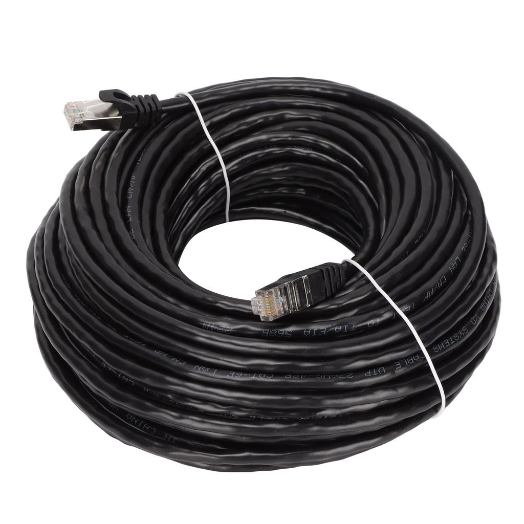 Cat 6 Ethernet Cable EMI Protection Low Return Loss 10Gbps High Speed RJ 45 Connector Internet Cord for PC 30 meters