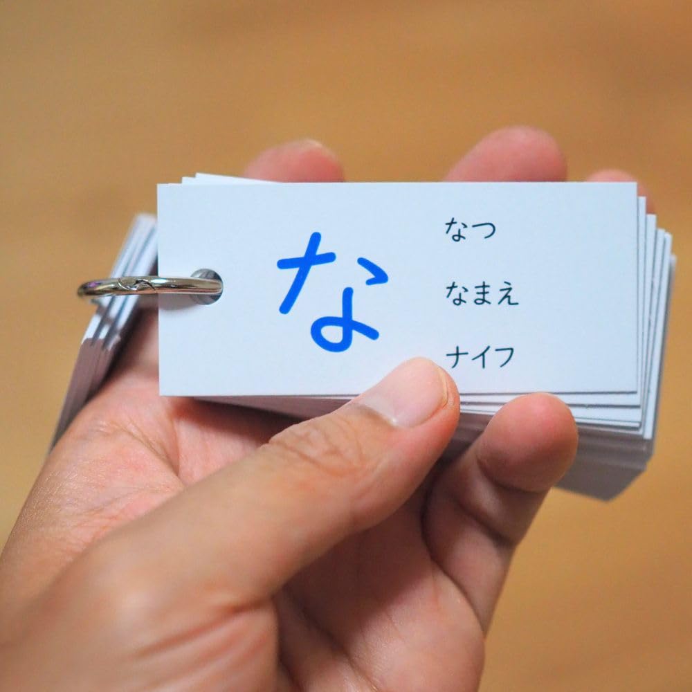 KIOKU Hiragana Cards with Katakana and Memorization Flash Cards Vocabulary, Cards, (Standard Edition)