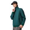 Li-Ning Fitness Series Stand Collar Logo Simple Letter Print Zipper Long Sleeve Jacket Men Jacket AWDVE73-5