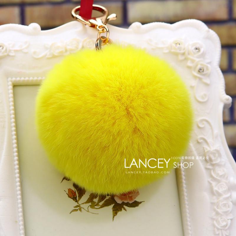 Rabbit Delightful Fur Keychain For Women Awesome Gift Idea With Beautiful Color Available Options