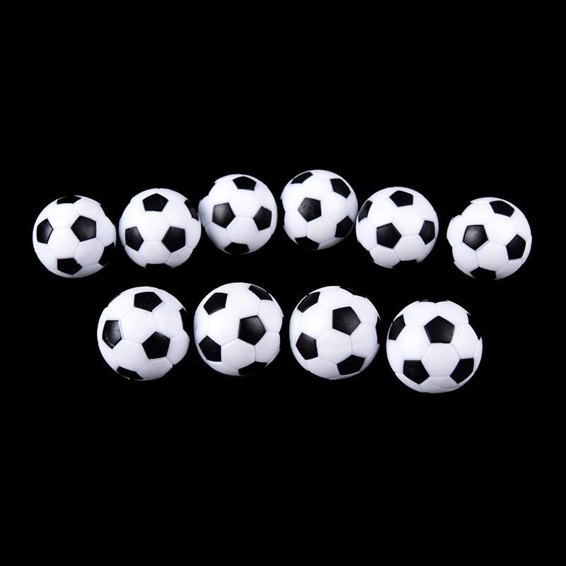 10Pcs 32Mm Plastic Soccer Table Foosball Ball Football Fussball