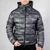 adidas Down Jackets Men's Black Hooded Moderate Quilted Down Jacket FI2724