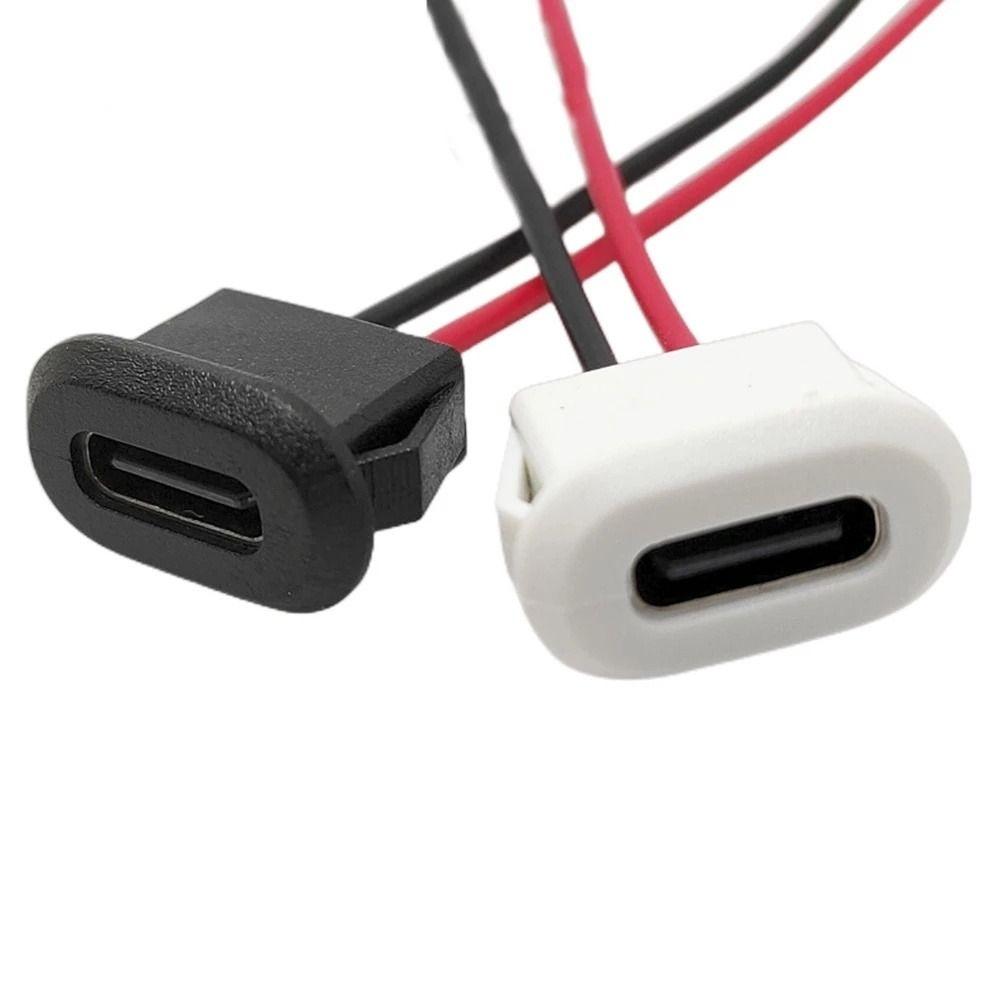 Port Typ-C Basis Buchse Ladeschnittstelle USB-C Typ 2 Pin Stecker USB-C Stecker