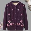 Cappotto Invernale da Nonna Bottoni Antifreddo Maniche Lunghe Confortevole Maglione Invernale da Mamma Cappotto Indumento da Donna
