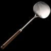 Wutuo Stainless Steel Mushroom Spatula with Walnut Wood Handle