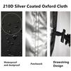 Heavy Duty Outdoor Round BBQ Grill Cover Garden Patio Grill Cover For Weber Barbecue Protector
