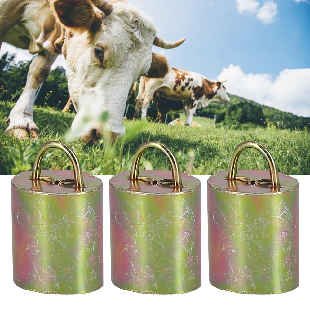 3Pcs Sturdy Alloy Livestock Bell Durable Sheep Bell Thickened Anti Lost Bell Sheep Prevention No.5 bell