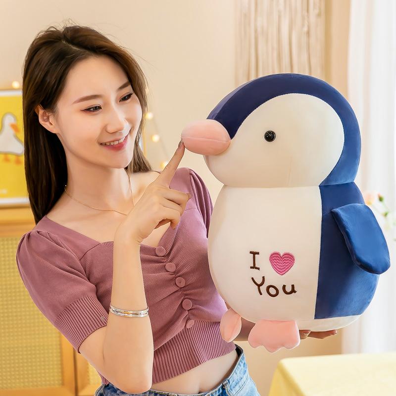 New marine animal penguin doll girl plush toy doll children sleeping pillow rag doll
