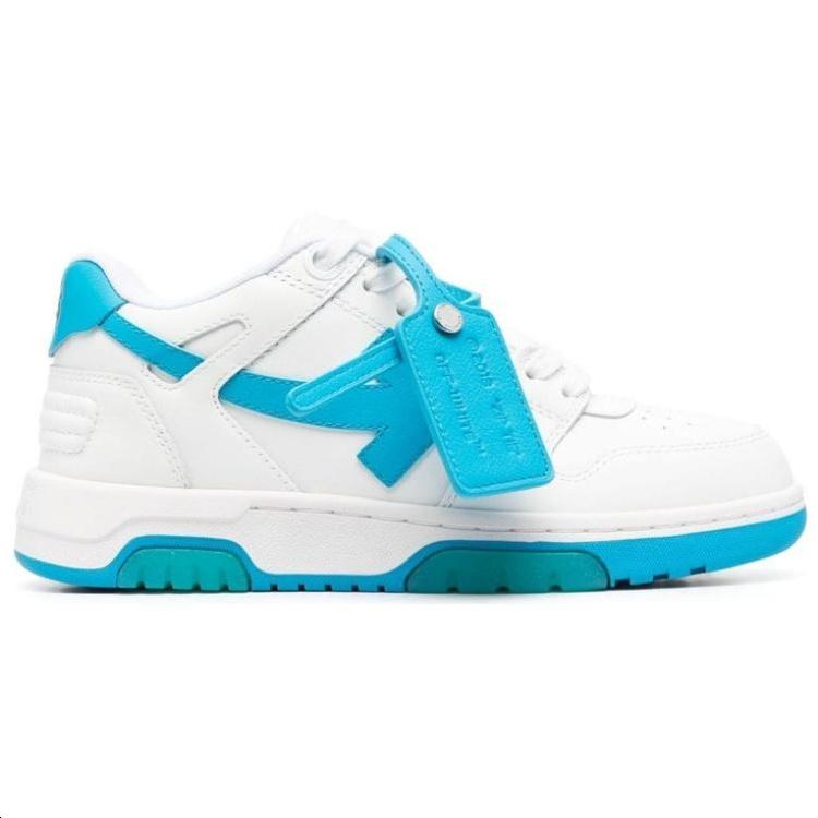 (WMNS) Off-White Out Of Office Low-Top Sneaker 'Blue White' Women's OWIA259S23LEA0010145
