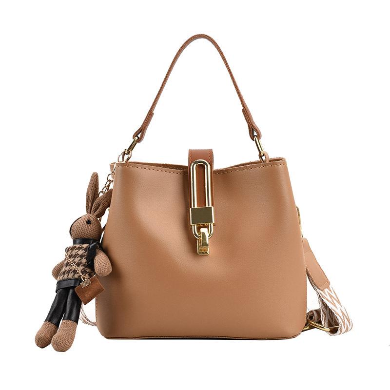 

Versatile Small Bag Women s New Fashion Handbag Solid Color Messenger Bag no pendant хаки