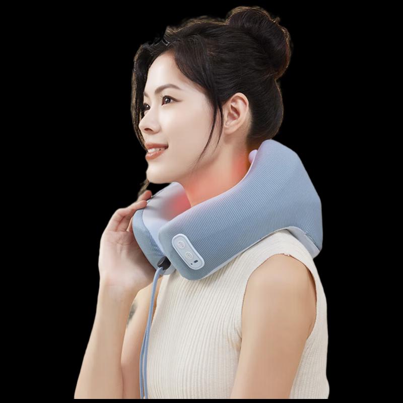 Jiancheng U-shaped Heated Vibrating Neck Pillow