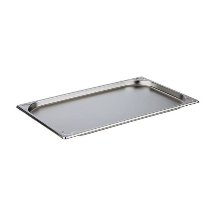 Bac gastro inox GN 1/1 H 15 cm - Aps Gris
