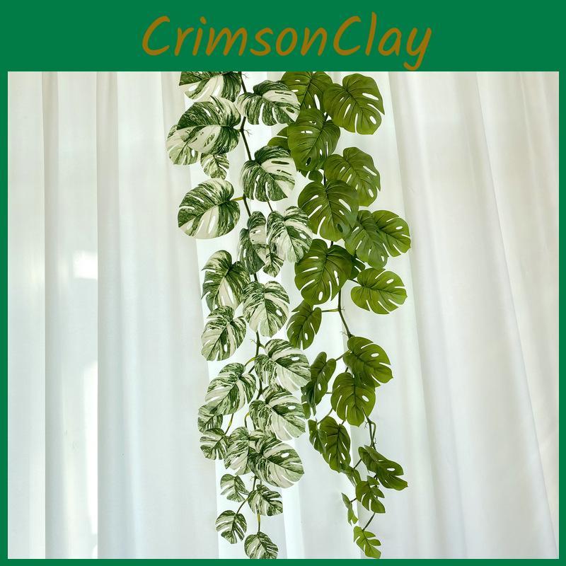 Umělá Monstera Deliciosa 120cm Zelený List Nástěnná Dekorace Pro Interiér