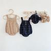 Pants Baby Checkred Coverall [Chic Kids] Overalls-style