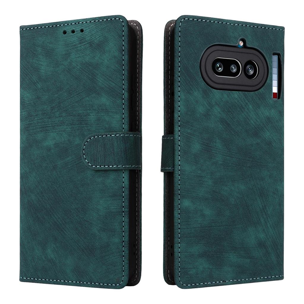 Flip-Schutzhülle Kompatibel Mit Nothing Phone (4a) PU-Leder Handyhülle Vollkörperschutz mit [RFID-Blockierung]