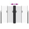 Retractable Side Awning White 160 X 1200 Cm