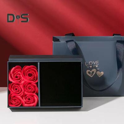 Geschenkbox mit ewigen Rosen, konservierte Blumen, Schmuckschatulle für Frauen, Ehefrau, Mutter, Geburtstag, Muttertag, Valentinstag, Weihnachtsgeschenk