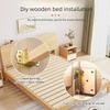 4lots Thicken Metal Bed Frame Support High Strengths Bed Clamps for Secure Bed Board Connection M4YD