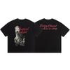Rare Summer Saint Vintage Michael Graphic Cotton Unisex Summer Short Sleeve Fashion Brand Tees Luxury Casual Vintage Tshirt