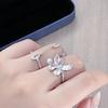 French Chain, Personalized Butterfly Opening Ring, Female Tide Niche Design, Advanced Sense, Cold Style And Fashion