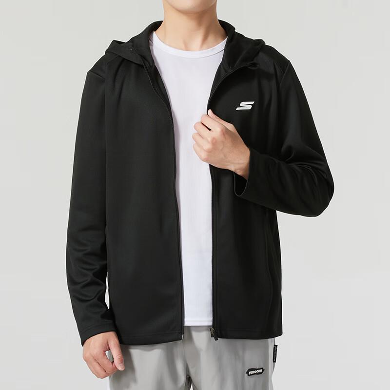 Skechers Men s Knit Hooded Casual Jacket M