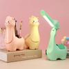 Creative Alpaca Pen Holder Lamp USB Rechargeable Cute Night Light Foldable Mini Desk Light for Kids Students Reading Study
