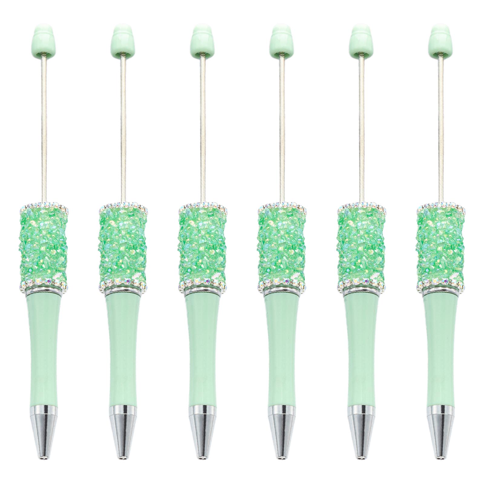 

6 шт. Шариковые ручки с шариками из страз, выдвижная шариковая ручка, пишут плавно, оригинальная пишущая ручка для награды за игру для студентов 12