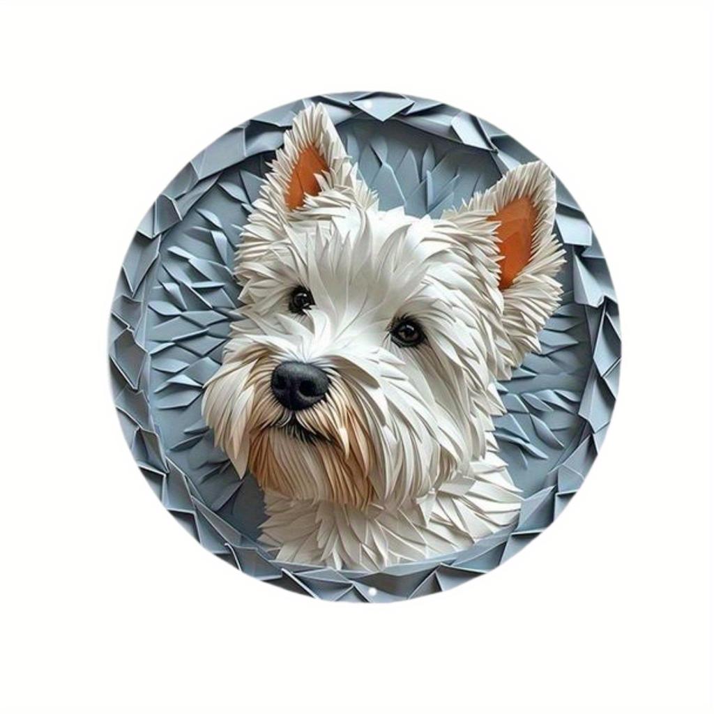 1pc 2d Flat Wood Round Wooden Sign - 20cm Art Painting Wreath Decorative Plates Entrance Decor Gift Mask Theme for Bar Cafe Club Home Room Wall Decor