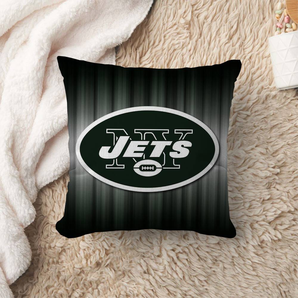 NNew YYork JJetS Maple Design Cushion Cover Happy Autumn Harvest decor Holiday Decorati Pillow Cover